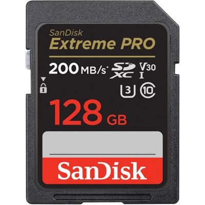 SanDisk Extreme PRO SDXC 128GB 200MB/s Memory Card [2022] - JB Hi-Fi