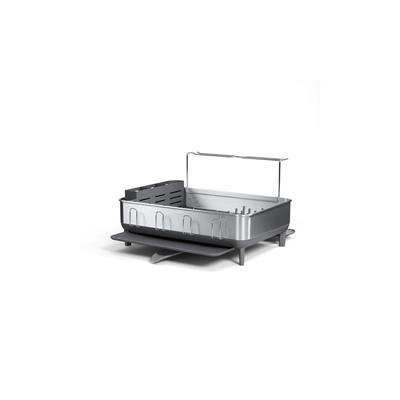 Simplehuman Large Steel Frame Dish Rack, Brushed Finish