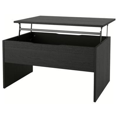 ÖSTAVALL adjustable coffee table, black, 90 cm (353/8)  - IKEA