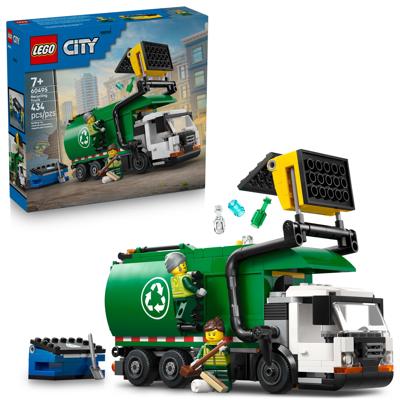 LEGO City Recycling Truck Toy - Building Set for Boys & Girls, Ages 7+ - Trash Truck Toy W/ Garbage Loading Function - Birthday Gift Ideas for Kids -