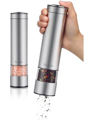 Breville The Salt & Pepper Mills in Silver | MYER