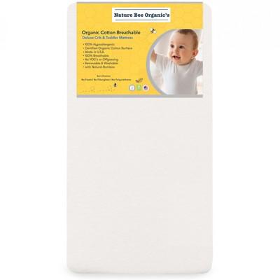 Nature Bee Organics Deluxe Breathable Crib & Toddler Mattress : Target