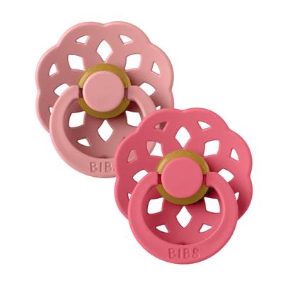 Pacifier Boheme (2) 0-6m - Dusty Pink/Coral (Size 1)