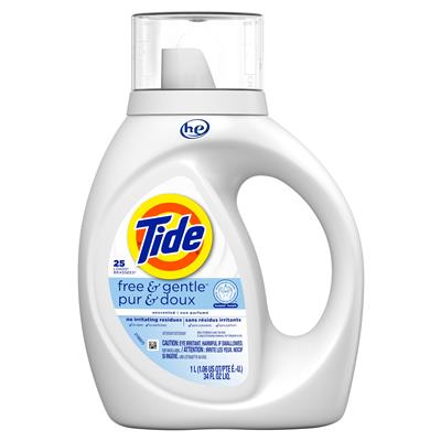 Tide Free & Gentle Liquid Laundry Detergent, Tide Laundry Detergent, Clean Laundry Detergent, 1 L - Walmart.ca