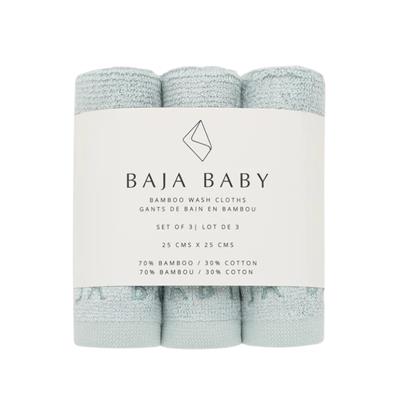 Wash Cloths - 3 Pack | Snuggle Bugz | Canadas Baby Store