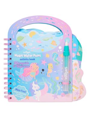 Smiggle Water Magic Activity Book - Mermaids & Unicorns