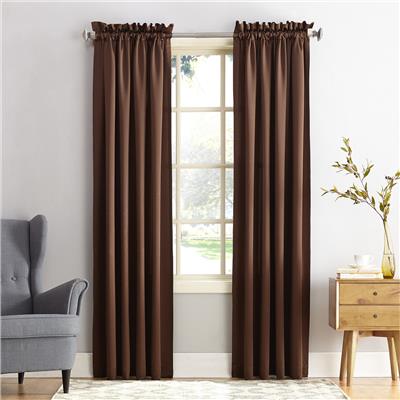 Porch & Den Inez Room Darkening Window Curtain Panel and Valance, Single Panel