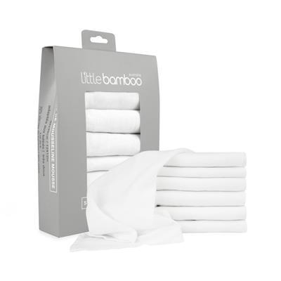 Little Bamboo Muslin Washer 6 Pack Natural | Baby Bunting AU