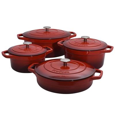 Cast Iron Casserole Dish Set 4 Piece | ProCook