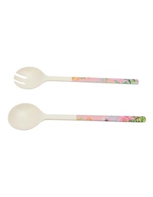 Maxwell & Williams Botanica Melamine Salad Servers Set of 2 in Multi | MYER