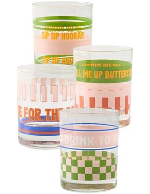 Hottie Sunnie Tumbler Set 4 Piece in Multi | MYER