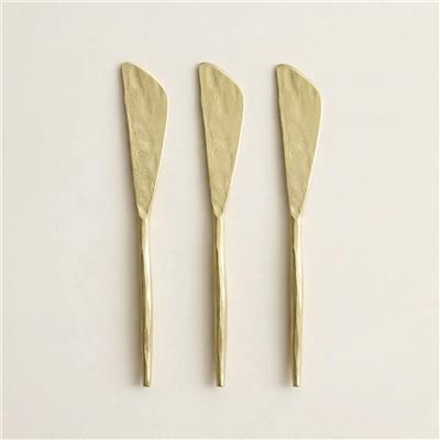 PureAura Golden Butter Knife Set | Butter Knives Set | Unisex | Stainless Steel | Ergonomic Handle, 4-Piece, Gold | PureAura – PureAura Living Melbour