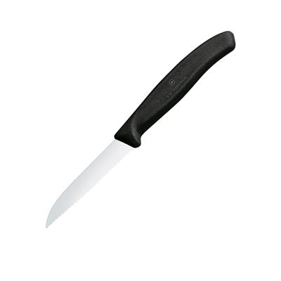 Victorinox Swiss Classic Pointed Tip Vegetable Knife 10cm Black | Kitchen Warehouse
