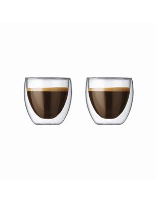 Bodum Pavina Double Wall Glasses 80ml Set Of 2 | David Jones