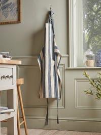 Cotton Apron - Nautical Stripe