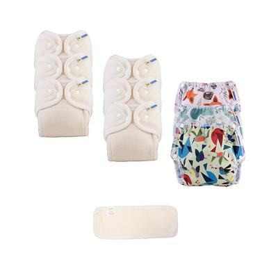 One Size Fitted Cloth Diaper - 6 Package – Mother-ease Cloth Diapers