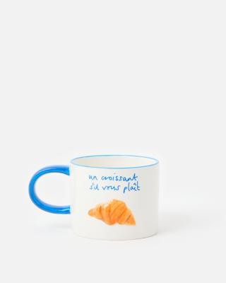 Un Croissant Ceramic Mug | Oliver Bonas