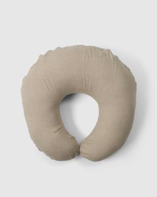 Ergonomic Nursing Pillow - Linen Breastfeeding Support | Sable Bebe
