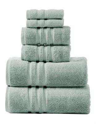 Logan and Mason Super Duet Towel Pack 6 Piece in Silver | MYER