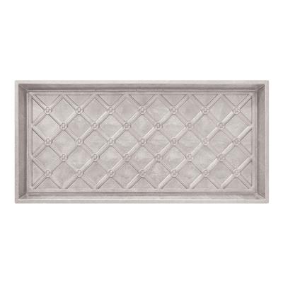 For Living Multi-Purpose Manor Boot/Shoe Tray, Eggshell White, 17-in x 35-in