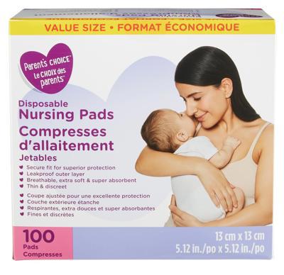 PARENTCHOICE PL PC NURSING PAD 100CT, PARENTCHOICE PL PC NURSING PAD 100CT - Walmart.ca