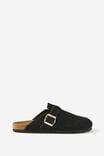 Rex Buckle Mule, Faux Leather Clogs | Cotton On