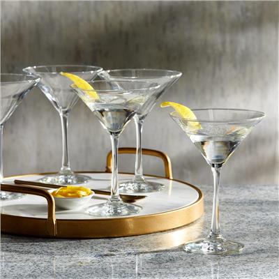 Libbey Entertaining Essentials Martini Glasses, 8-ounce, Set of 6 - Set of 6