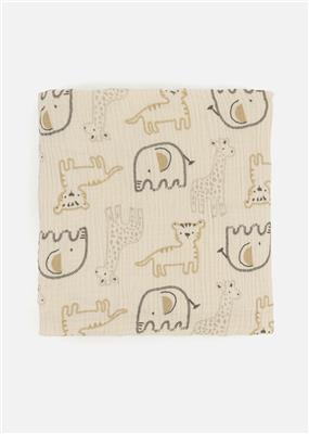 Cotton Muslin Receiving Blanket