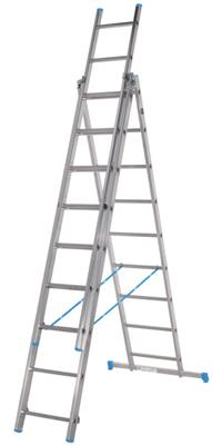 Mac Allister Aluminium 5.4m Combination Ladder - Screwfix