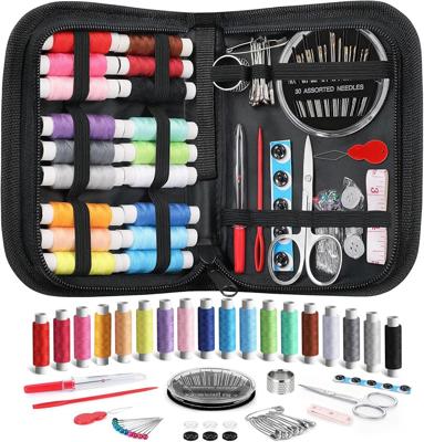 Amazon.com: Coquimbo Sewing Kit Gifts for Mom Grandma Women Men Teen Girls Boys Beginner Traveler, Portable Sewing Supplies Accessories Contains Threa
