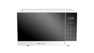 Hisense 25L Smart Cooking Solo Microwave Oven - White | Harvey Norman