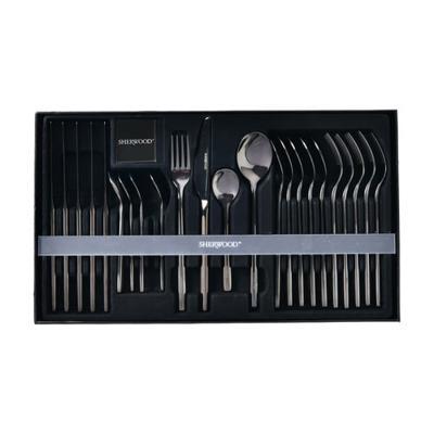 Lifestyle Traders 24 Piece Sherwood Stainless Steel Cutlery Set | Temple & Webster
