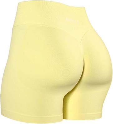 Amazon.com: AUROLA Influence Collection Workout Shorts for Women,No Roll Up New Scrunch SeamlessGym Short-3.5 Inseam, Magenta, M : Clothing, Shoes & J