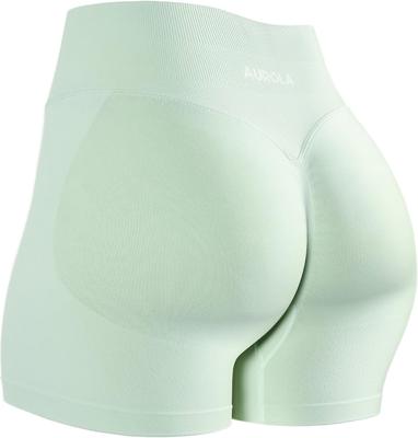 Amazon.com: AUROLA Influence Collection Workout Shorts for Women,No Roll Up New Scrunch SeamlessGym Short-3.5 Inseam, Elfin Yellow, M : Clothing, Shoe