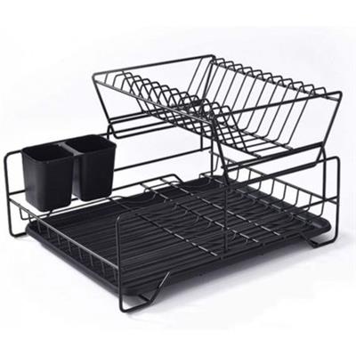 Black Iron Double Layer Dish Rack | Shop Today. Get it Tomorrow! | takealot.com