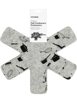 3 Piece Felt Cookware Protectors – PEP Online