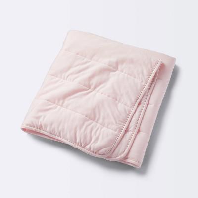 Rayon from Bamboo Quilted Baby Blanket - Light Pink - Cloud Island™ : Target