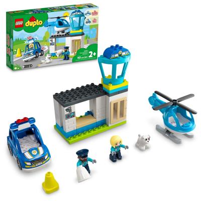 LEGO DUPLO Rescue Police Station & Helicopter 10959 Building Toy (40 Pieces) - Walmart.ca