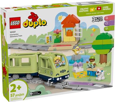 LEGO® Duplo Interactive Adventure Train - 10427, 57-pcs, Ages 2