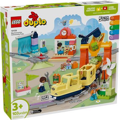 LEGO® Duplo Big Interactive Community Train - 10428, 103-pcs, Ages 3