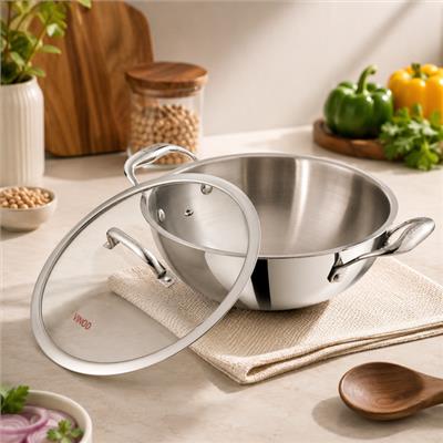 Vinod 18/8 Stainless Steel Outer Lid Pressure Cooker – Vinod Cookware India Private Limited
