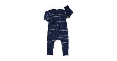 Bonds Newbies Coverall - Navy/White | Baby Bunting AU