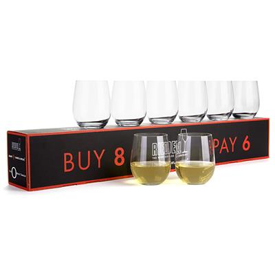 Riedel - O Series Viognier Chardonnay Pay for 6 Get 8 Pack | Peters of Kensington