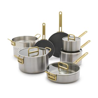 GreenPan Stanley Tucci Stainless Steel Cookware Set 6 Piece | Minimax