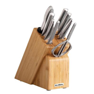 Global Takashi Knife Block Set 10 Piece | Minimax