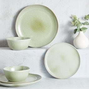 Amalfi White 12 Piece Dinner Set | Dunelm