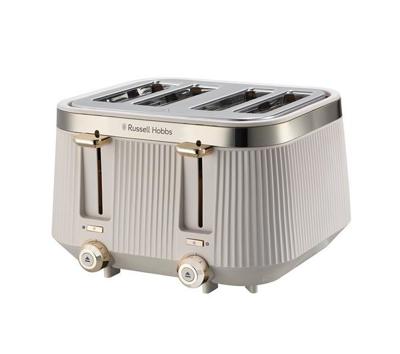 Buy RUSSELL HOBBS Bronte 26771 4-Slice Toaster - Stone | Currys
