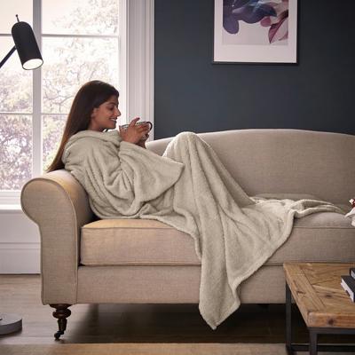 Buy Silentnight Neutral Snugsie Wearable Blanket | Blankets and throws | Argos