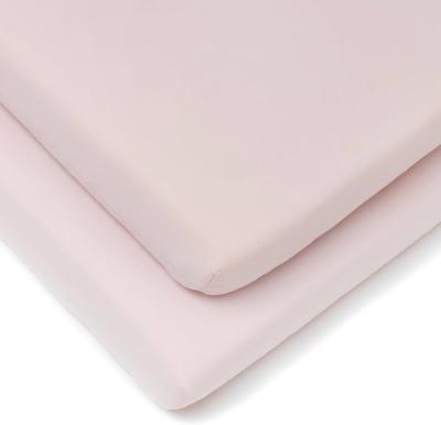 Clair de Lune Cot Bed Fitted Sheets 140 x 70 cm 100% Soft Cotton Jersey (Pink, Pack of 2) : Amazon.co.uk: Baby Products