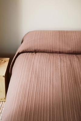 Cotton muslin bedspread - Light brown - Home All | H&M IN